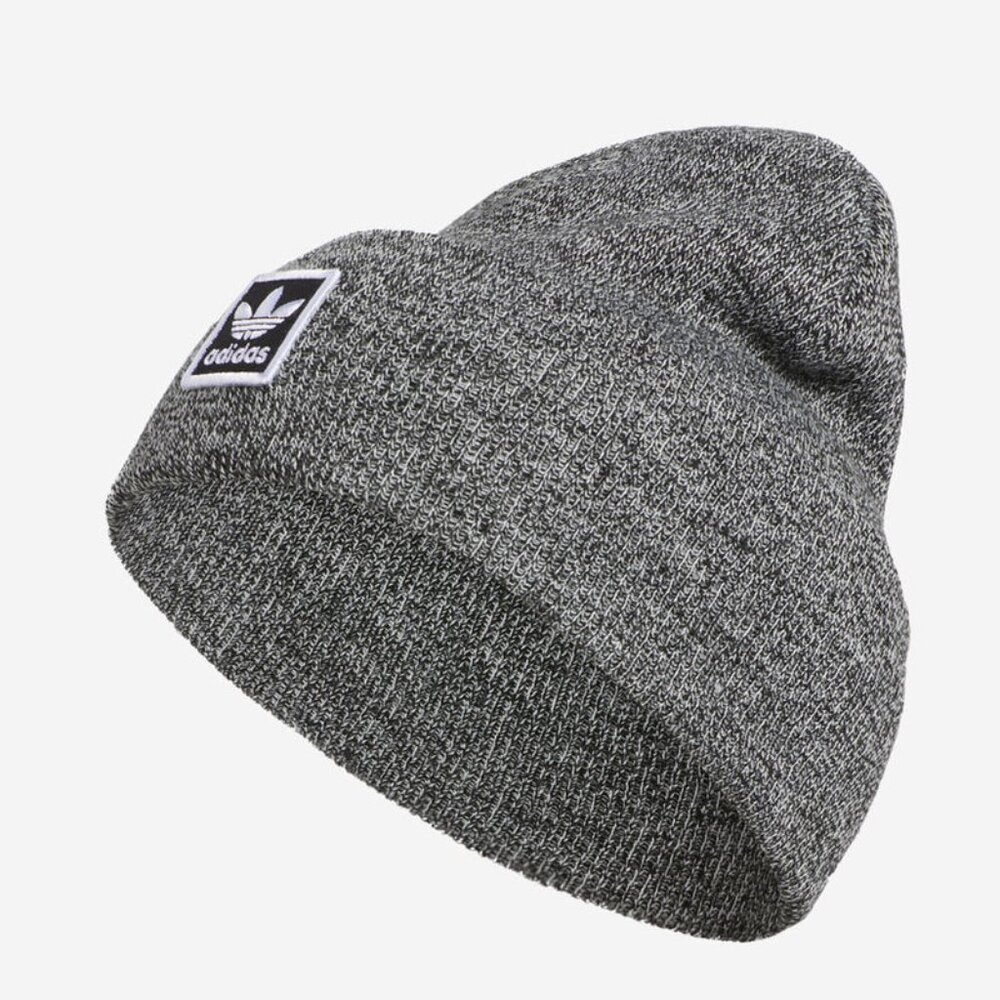 Adidas Originals Tall Utility Cuffed Beanie Adult Unisex Gray Black White NWT